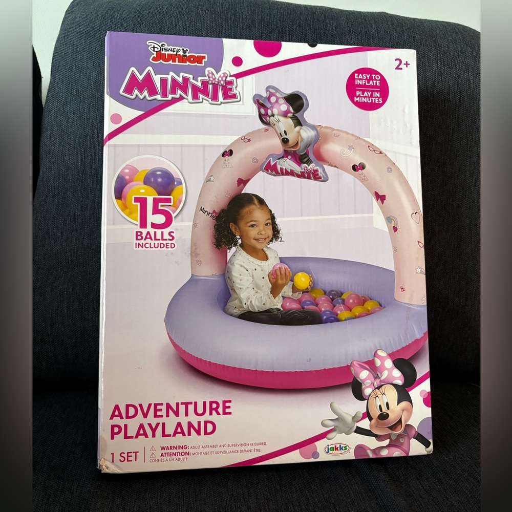 Disney Minnie Mouse Inflatable Playland - Pink and Purple